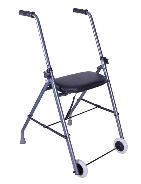 rollator 2 roues 2 patins.